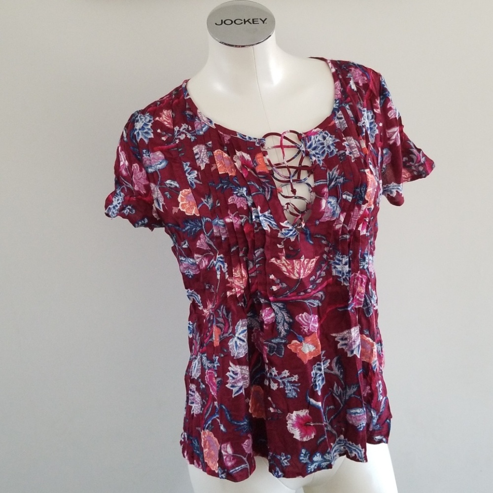 NWT Lucky brand Floral shirt